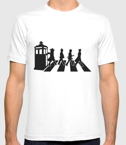 Abbey road - doctor who T-shirt