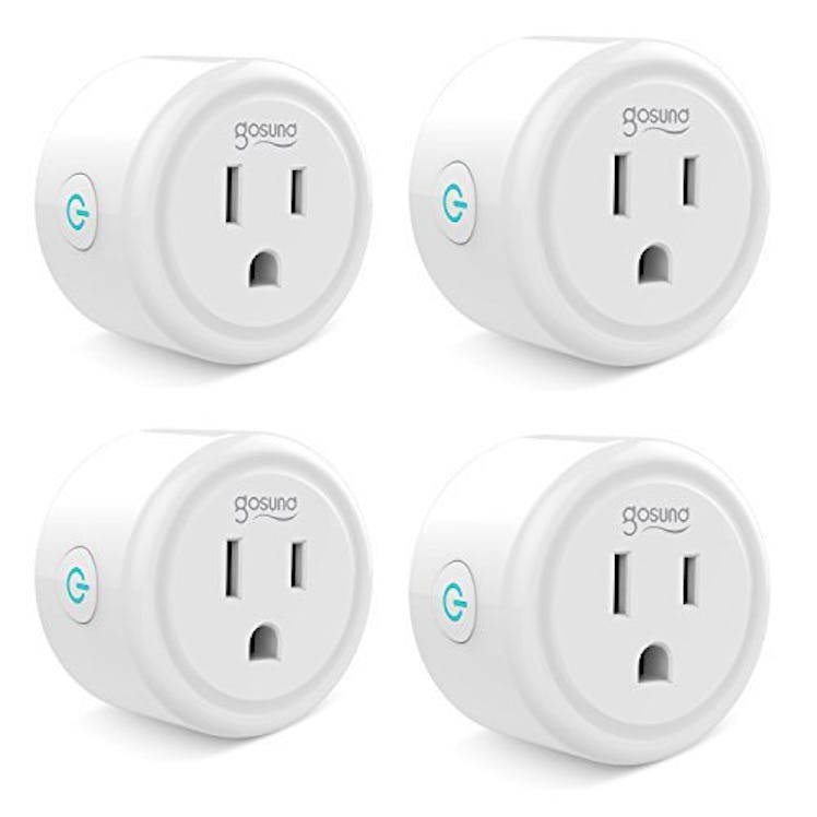 Smart plug, Gosund Mini Wifi Outlet Works With Alexa, Google Home & IFTTT, No Hub Required, Remote C...