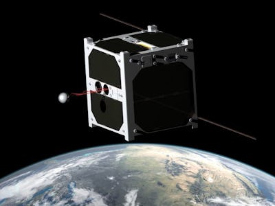 A square satellite for the Cube Quest Challenge by NASA