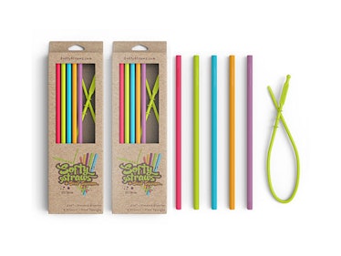 Softy Straws Assorted Silicone Reusable Straws