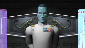 Grand Admiral Thrawn as he appears in 'Rebels'Grand Admiral Thrawn as he appears in 'Rebels'