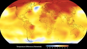 heat map, NASA