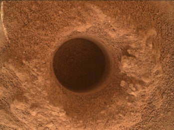 duluth drill hole Mars