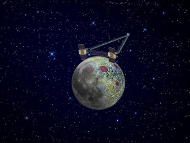 Aside from detecting the metal anomaly, the GRAIL mission also mapped the Moon's gravity field.