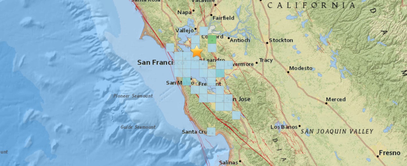 Earthquake san francisco did you feel it Earthquake san francisco did you feel it