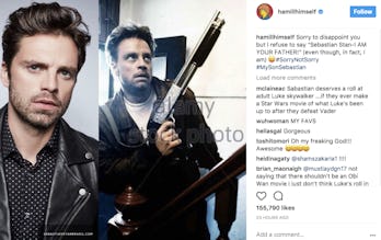 Mark Hamill Proves He Is A Time Traveling Sebastian Stan