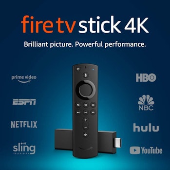 Fire TV Stick 4K with Alexa Voice Remote, streaming media playe