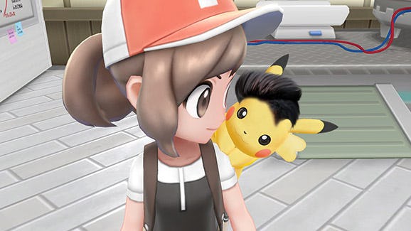 Pokemon Let S Go Thank God You Can Style Pikachu And Eevee S Hair