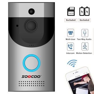 SOOCOO Wireless WIFI Video Doorbell Security Camera,