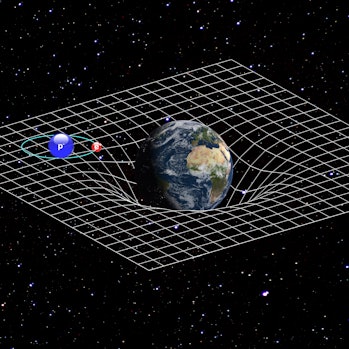 earth gravity well