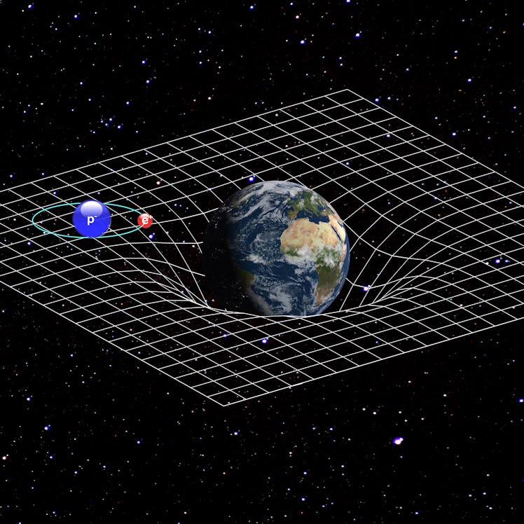 earth gravity well