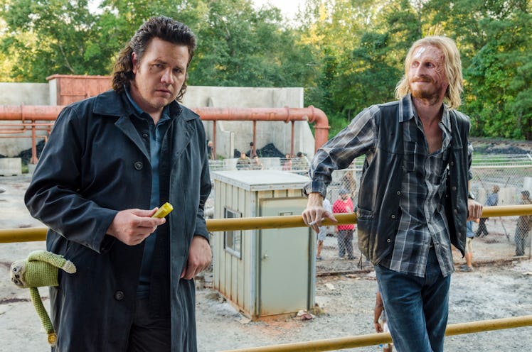 Eugene and Dwight on 'The Walking Dead'
