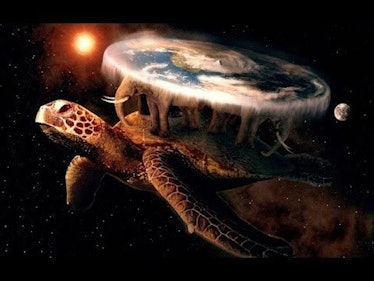 flat earth turtle