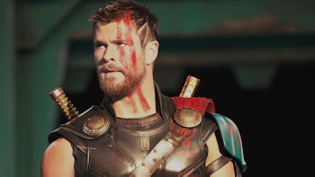 Chris Hemsworth as Thor in Thor: Ragnarok