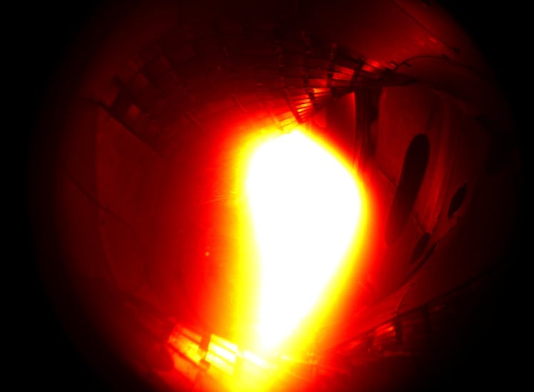 A million degree helium plasma