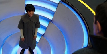Young Michael Burnham being tested on Vulcan with Sarek in 'Star Trek: Discovery.'