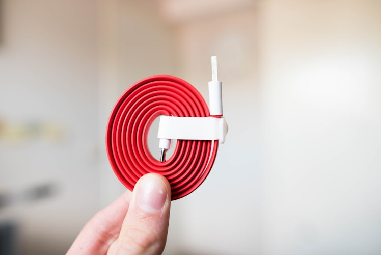 A OnePlus USB-C cable.