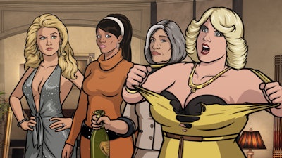 400px x 300px - The 'Archer' Crew Turns Up The Heat For a Sexy Bar-Brawl-Bottle Episode