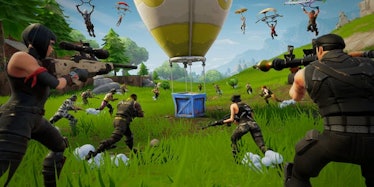 Expect scenes like this in the new Final Fight game mode of 'Fortnite: Battle Royale'.