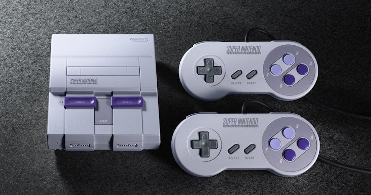 Super nintendo preloaded on sale game system