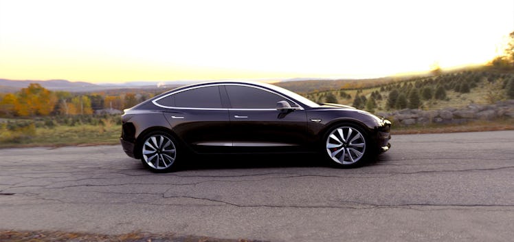 The Tesla Model 3.