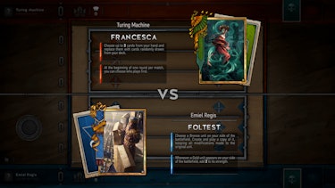 Gwent Is The Next Big Thing From The Witcher Developers