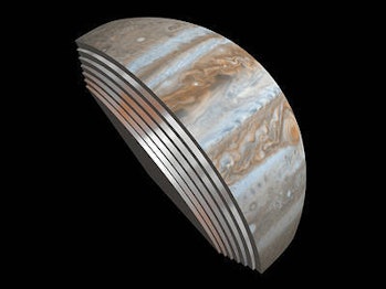 Juno discovered that Jupiter's stormy cloud layers extended deep into the atmosphere. 