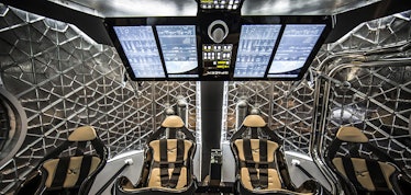 Crew Dragon interior seats