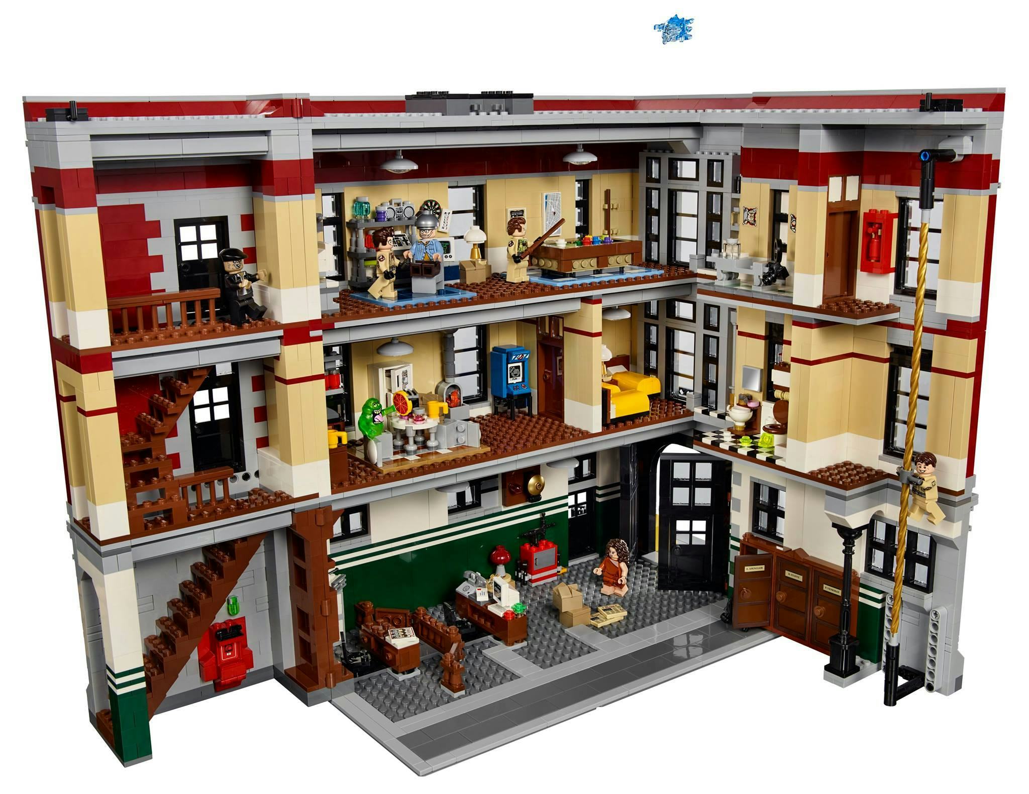 lego ghostbusters fire house