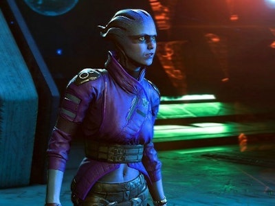 The new Mass Effect: Andromeda Asari crew member named Peebee