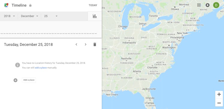 google location data