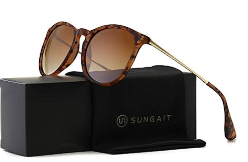 SUNGAIT Vintage Round Women’s Sunglasses