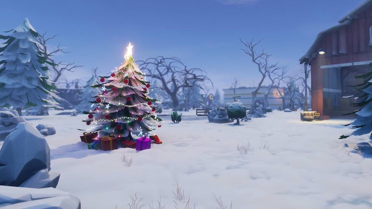 fortnite christmas tree