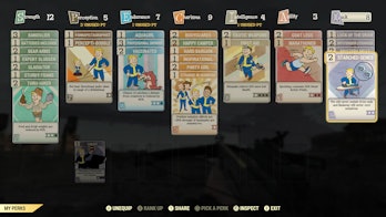 Fallout 76 Perk cards