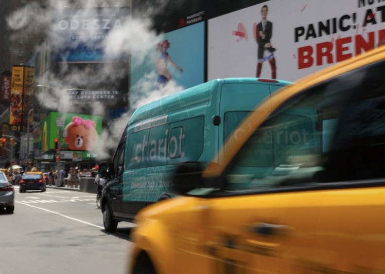 A Chariot in Times Square, which, ironically, isn't part of any of the company's first two routes th...