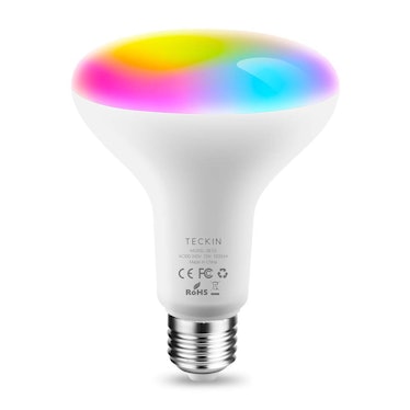 TECKIN Smart Light Bulb,LED RGB Color Changing,E27 100W Equivalent Compatible with Alexa and Google ...