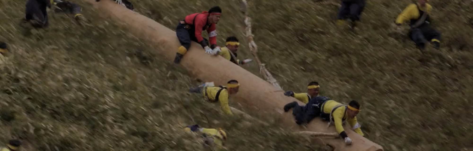 Watch the Japanese Onbashira Festival's Insanely Dangerous Downhill Log ...
