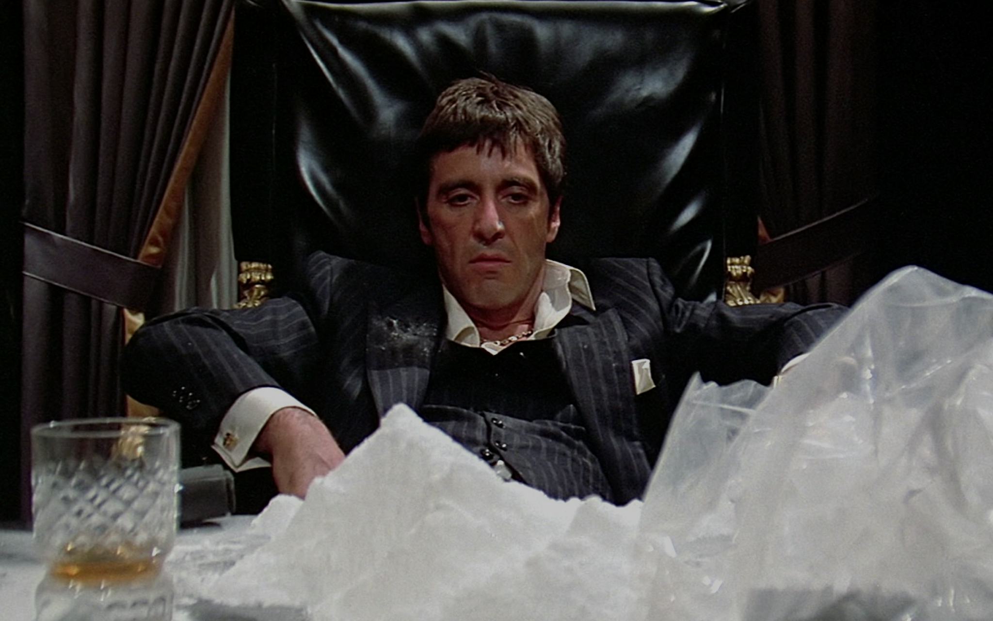 Аль Пачино лицо со шрамом кокаин