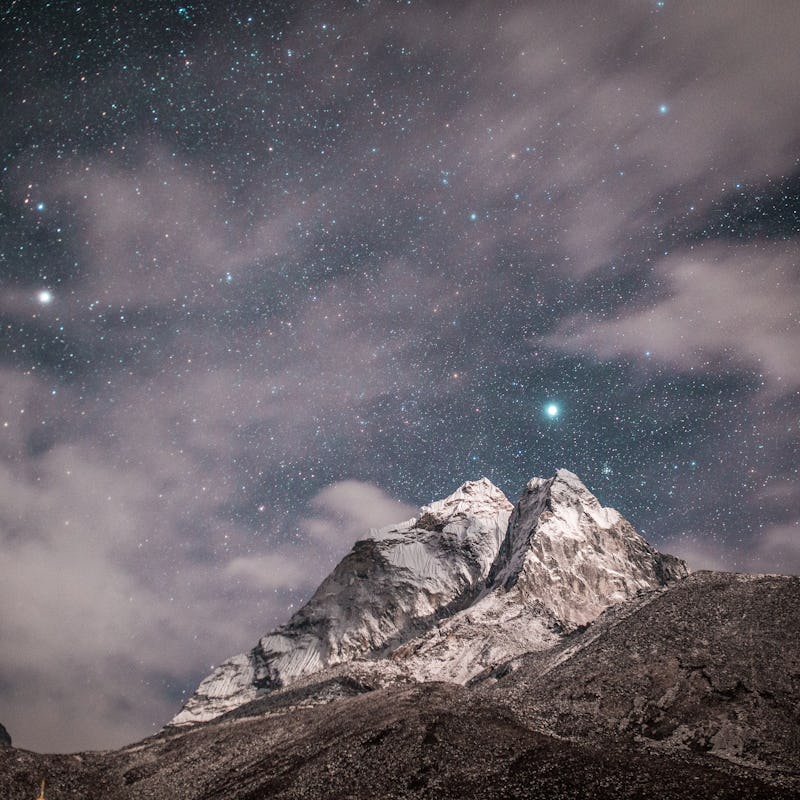 Stardust raining down on the Antarctic snow