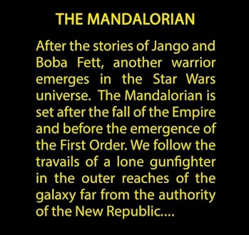 The Mandalorian Plot