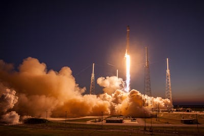 Launch of a SpaceX rocket