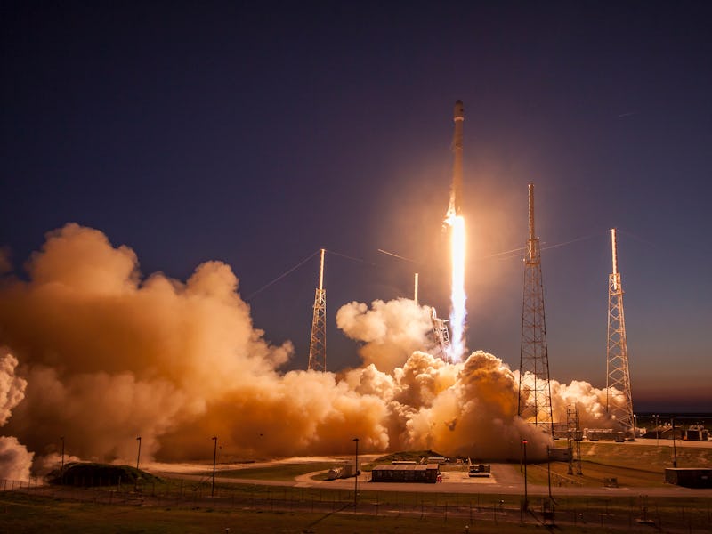 Launch of a SpaceX rocket