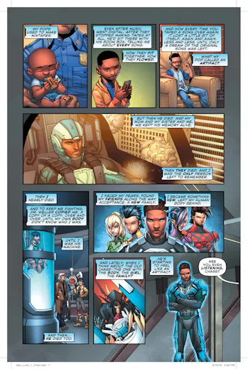 Dc S Gen Lock Comic Book Series Is Season 1 5 Sets Up Season 2 Rooster teeth shorts (tv series). dc s gen lock comic book series is