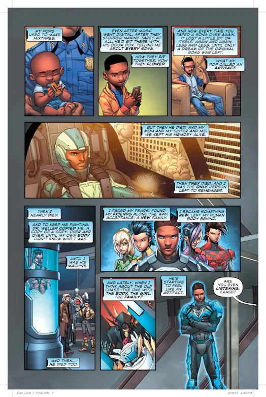 Genlock Comics DC's 'gen:LOCK' comic book series is