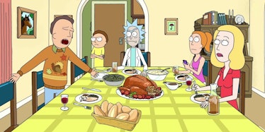 rick and morty thanksgiving