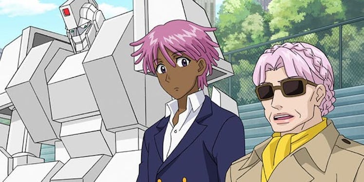 Kaz's robo-butler is a constant reminder of just how sci-fi 'Neo Yokio' is.