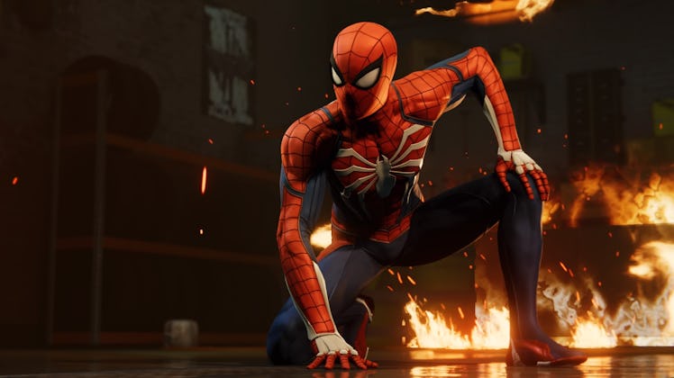 'Spider-Man' PS4 Fire