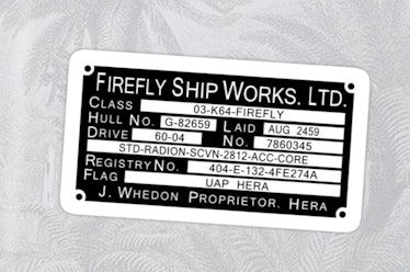 Firefly Ship Works Ltd. Sticker Sticker