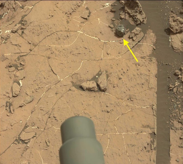 Curiosity's view of "Egg Rock."