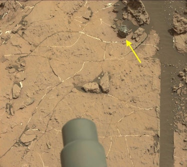 Curiosity's view of "Egg Rock."